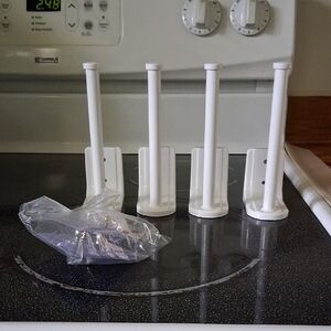 White Wall Mount Holders